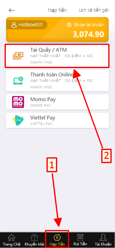 Hướng Dẫn Nạp Tiền 8kbet Hướng Dẫn Nạp Tiền 8kbet