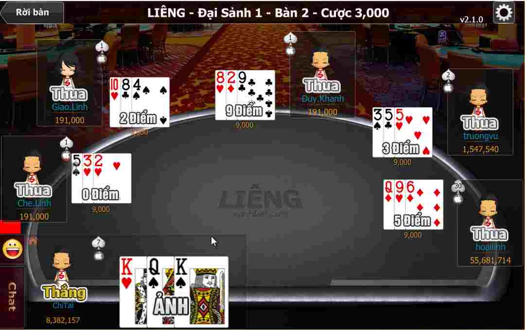 Game Bài Liêng 8KBET